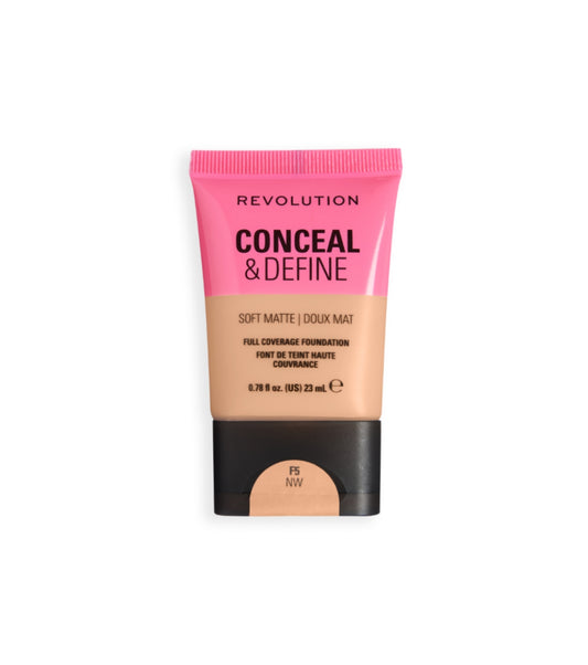 Makeup Revolution - Base de Maquilhagem Conceal & Define Soft Matte - F5NW