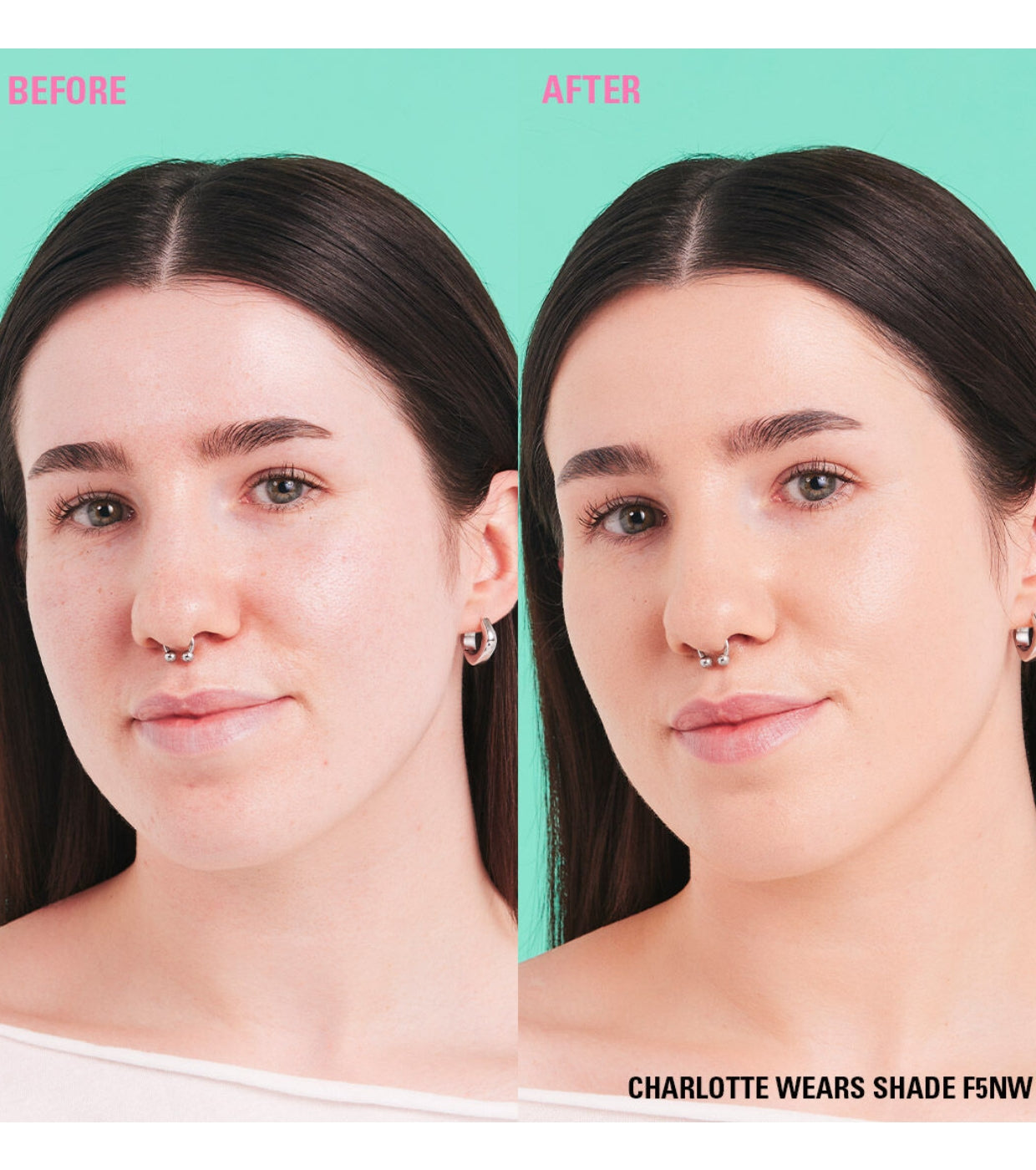 Makeup Revolution - Base de maquillaje Conceal & Define Soft Matte - F5NW