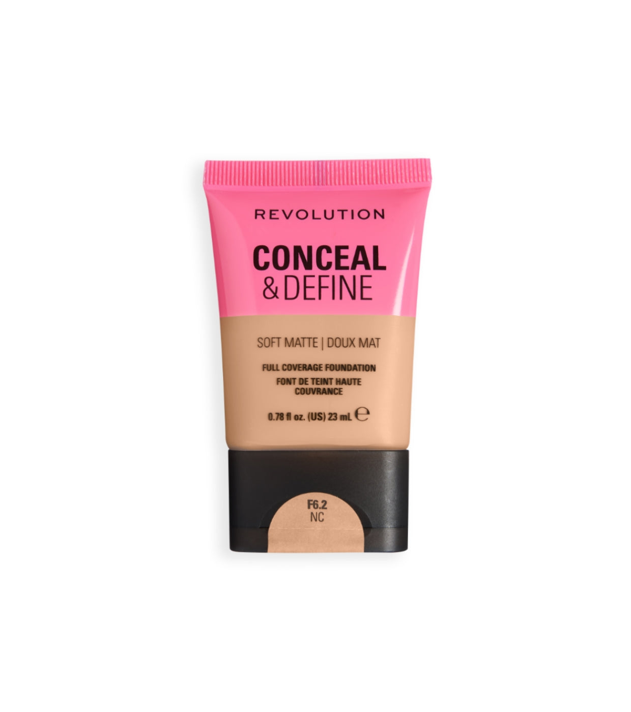 Makeup Revolution - Base de maquillaje Conceal & Define Soft Matte - F6.2NC