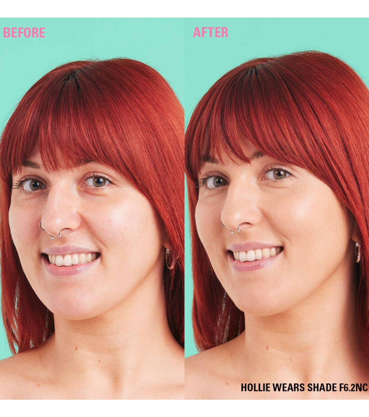 Makeup Revolution - Base de maquillaje Conceal & Define Soft Matte - F6.2NC