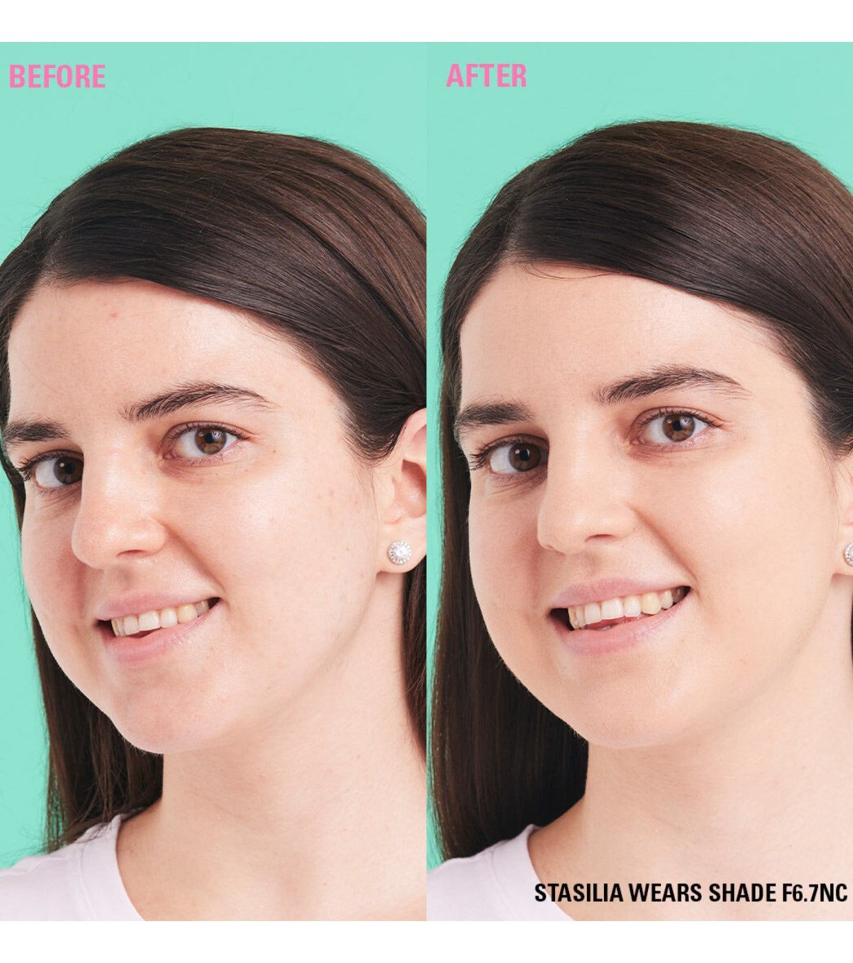 Makeup Revolution - Base de maquillaje Conceal & Define Soft Matte - F6.7NC