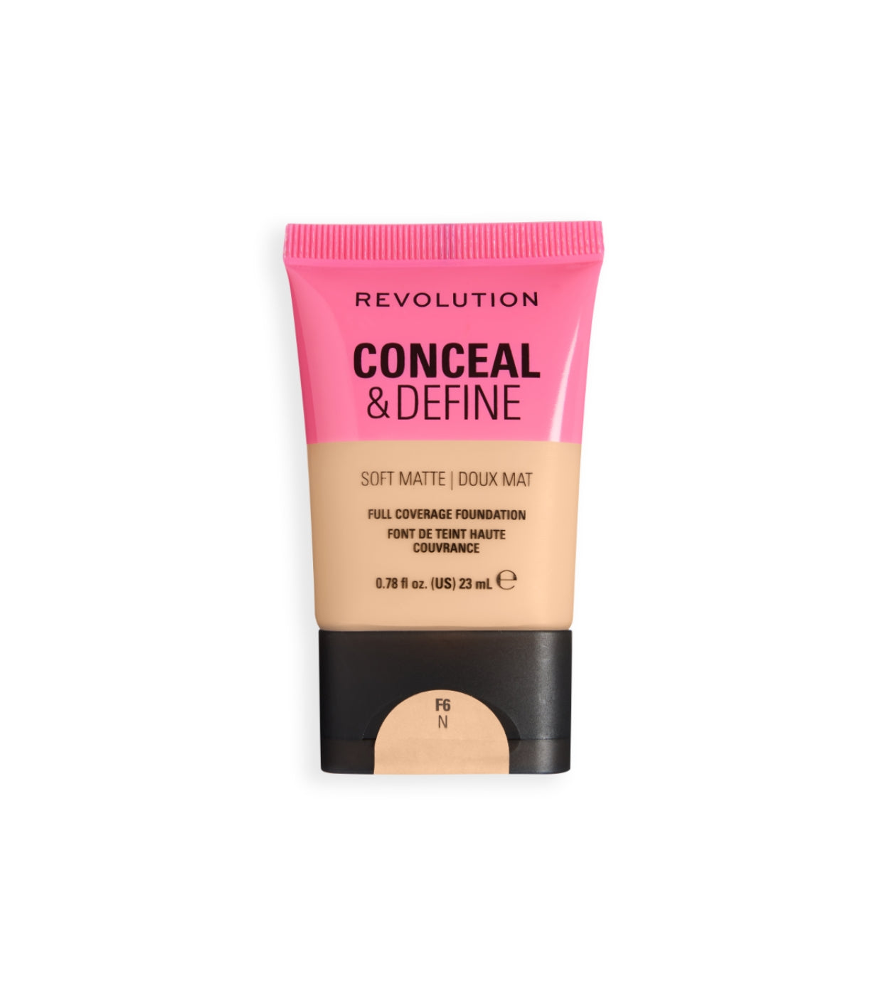 Makeup Revolution - Base de maquillaje Conceal & Define Soft Matte - F6N