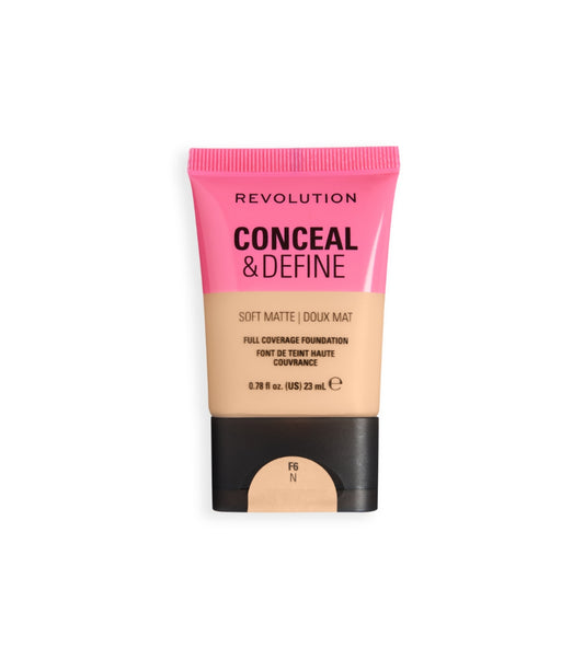 Makeup Revolution - Base de Maquilhagem Conceal & Define Soft Matte - F6N