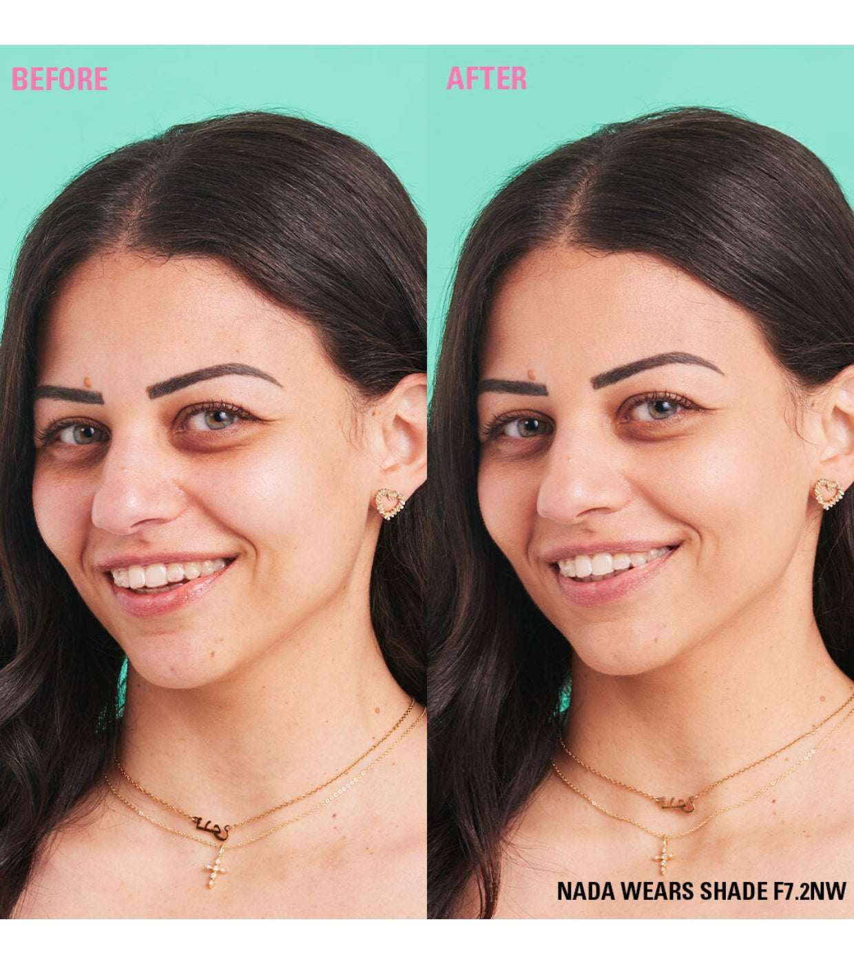 Makeup Revolution - Base de maquillaje Conceal & Define Soft Matte - F7.2NW