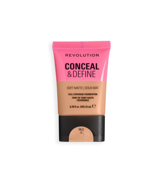Makeup Revolution - Base de Maquilhagem Conceal & Define Soft Matte - F8.2N