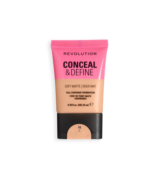 Makeup Revolution - Base Conceal & Define Soft Matte - F8C