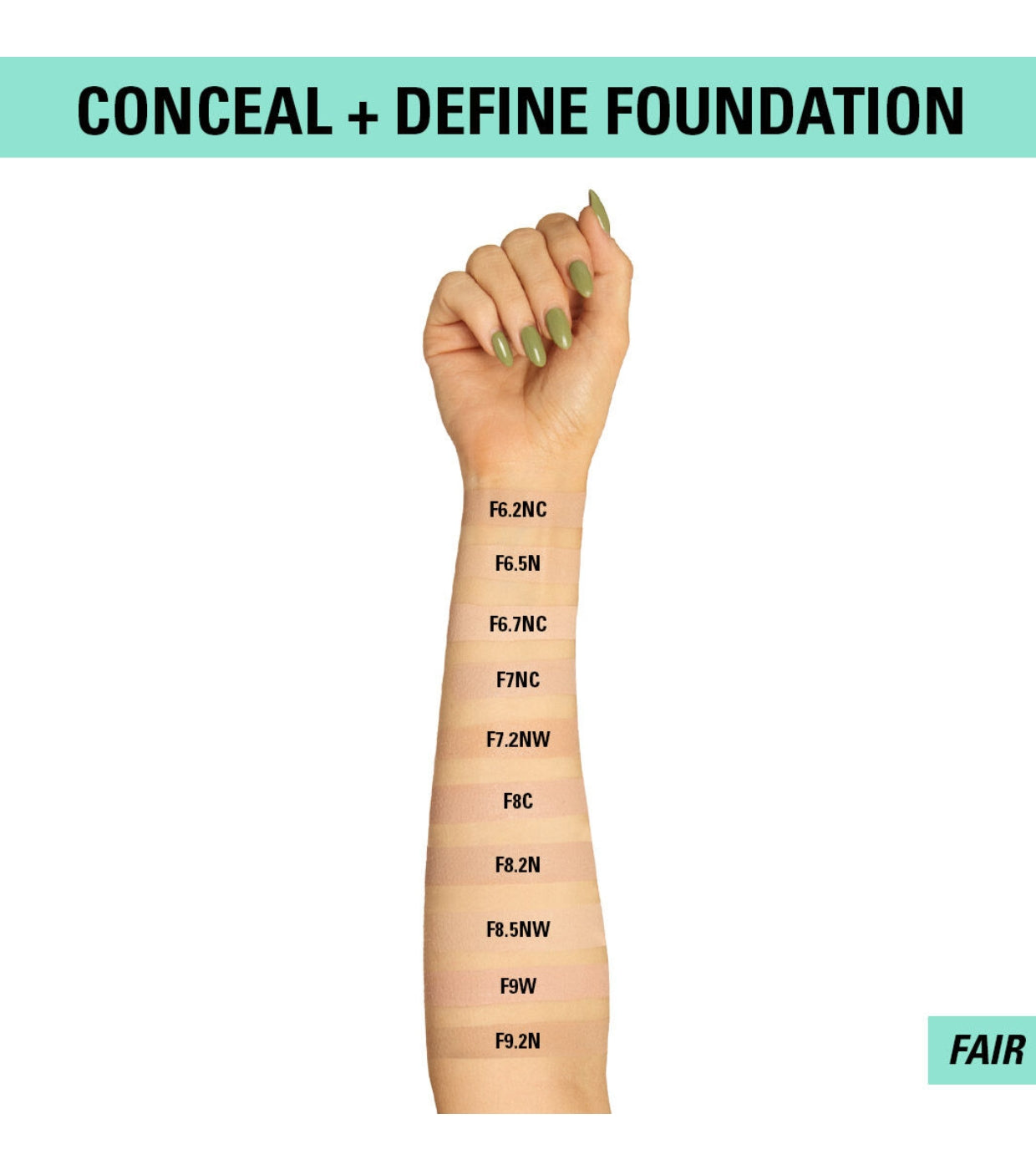 Makeup Revolution - Base de maquillaje Conceal & Define Soft Matte - F8C