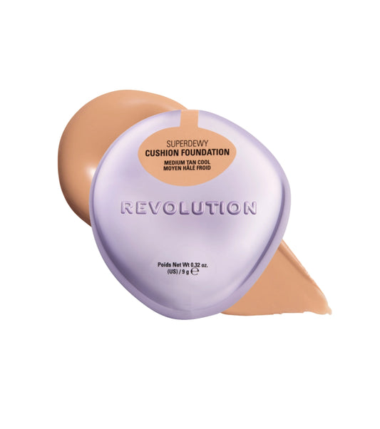 Makeup Revolution - Base de Maquilhagem em Cushion Superdewy - Medium Tan Cool