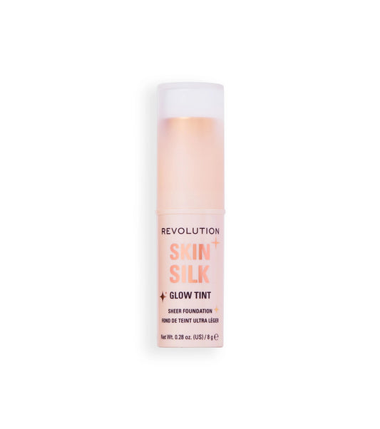 Makeup Revolution - Base de maquillaje en stick Skin Silk Glow Tint Sheer Foundation - Fair Neutral Cool