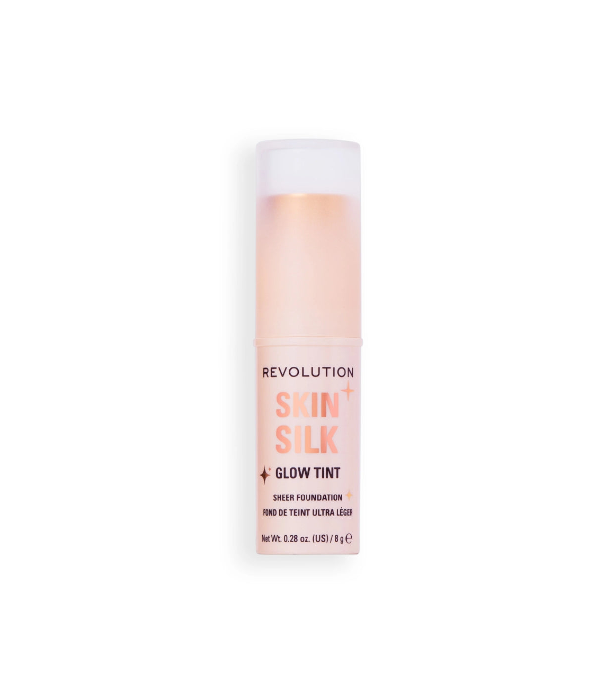 Makeup Revolution - Base de maquillaje en stick Skin Silk Glow Tint Sheer Foundation - Medium Neutral