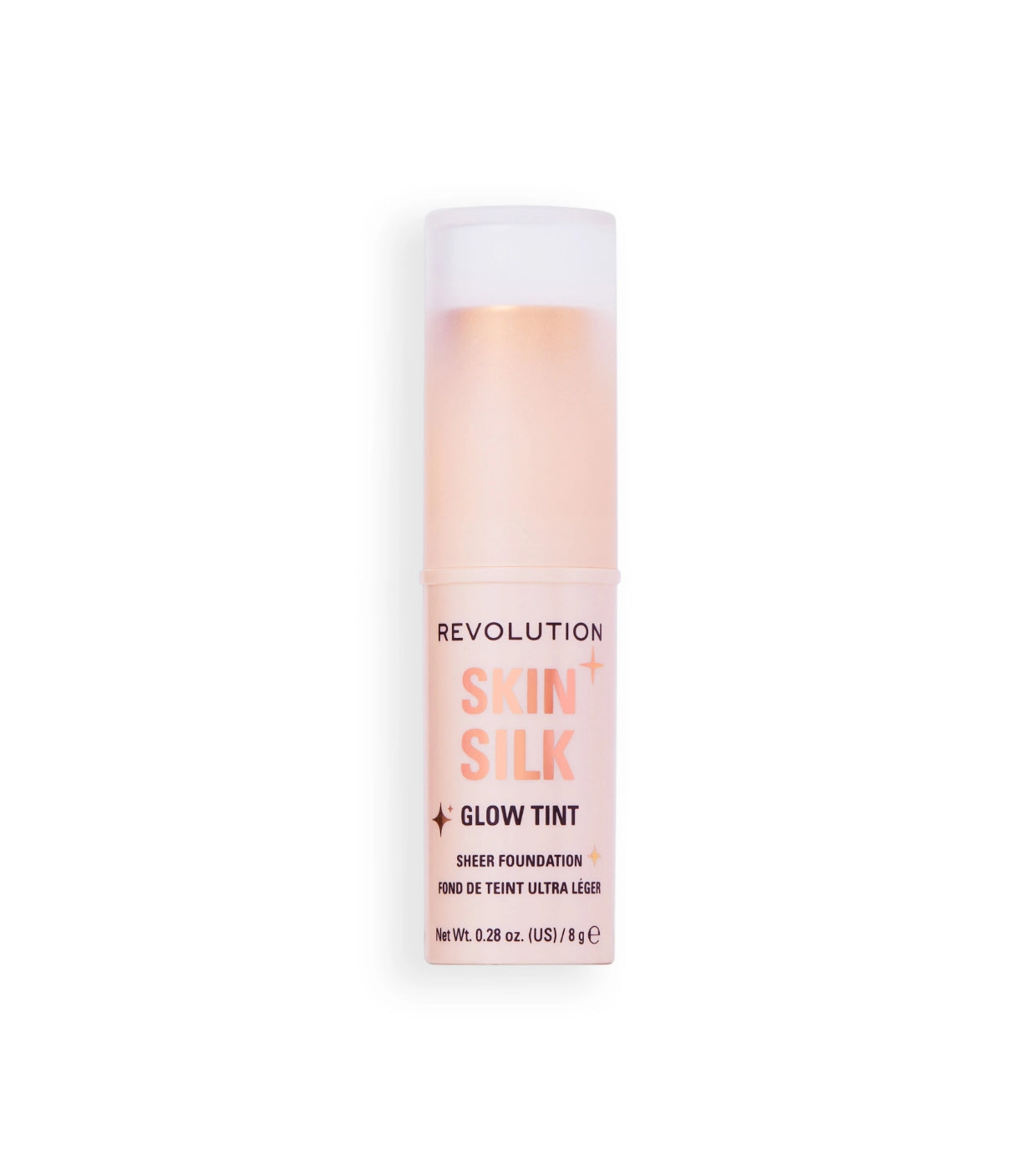 Makeup Revolution - Base de maquillaje en stick Skin Silk Glow Tint Sheer Foundation - Medium Tan Neutral