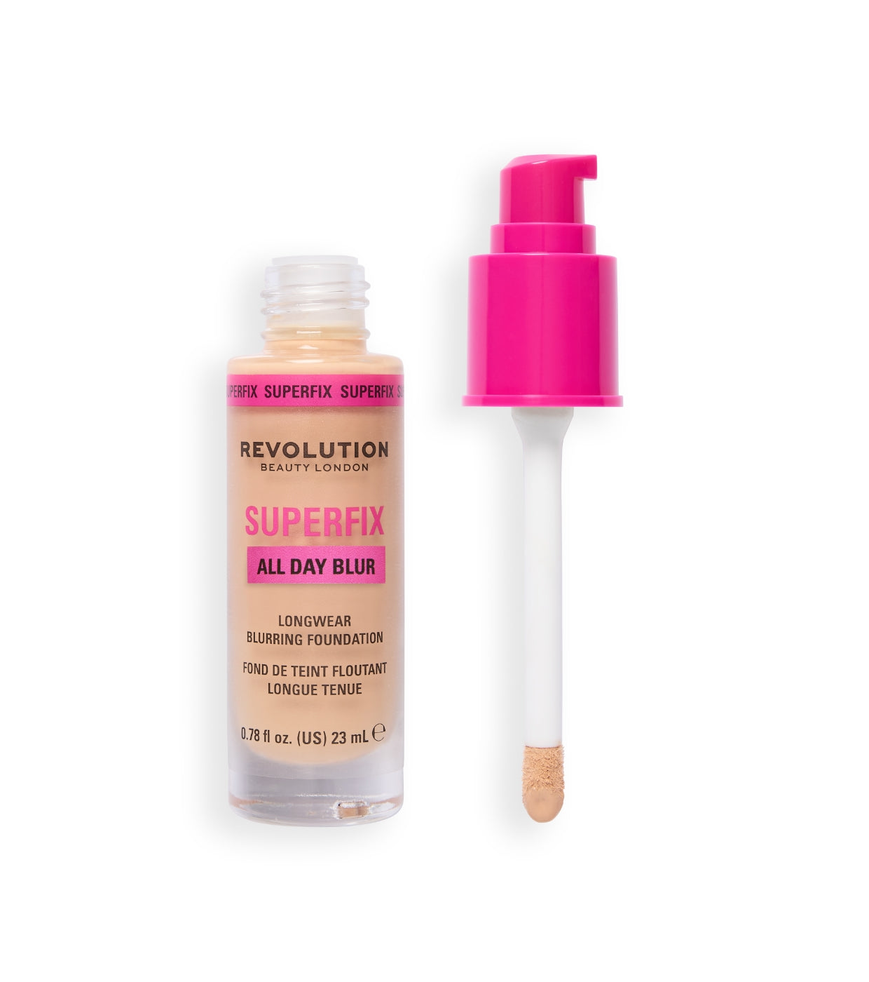 Makeup Revolution - Base de maquillaje Superfix 16H Blur - F5NW