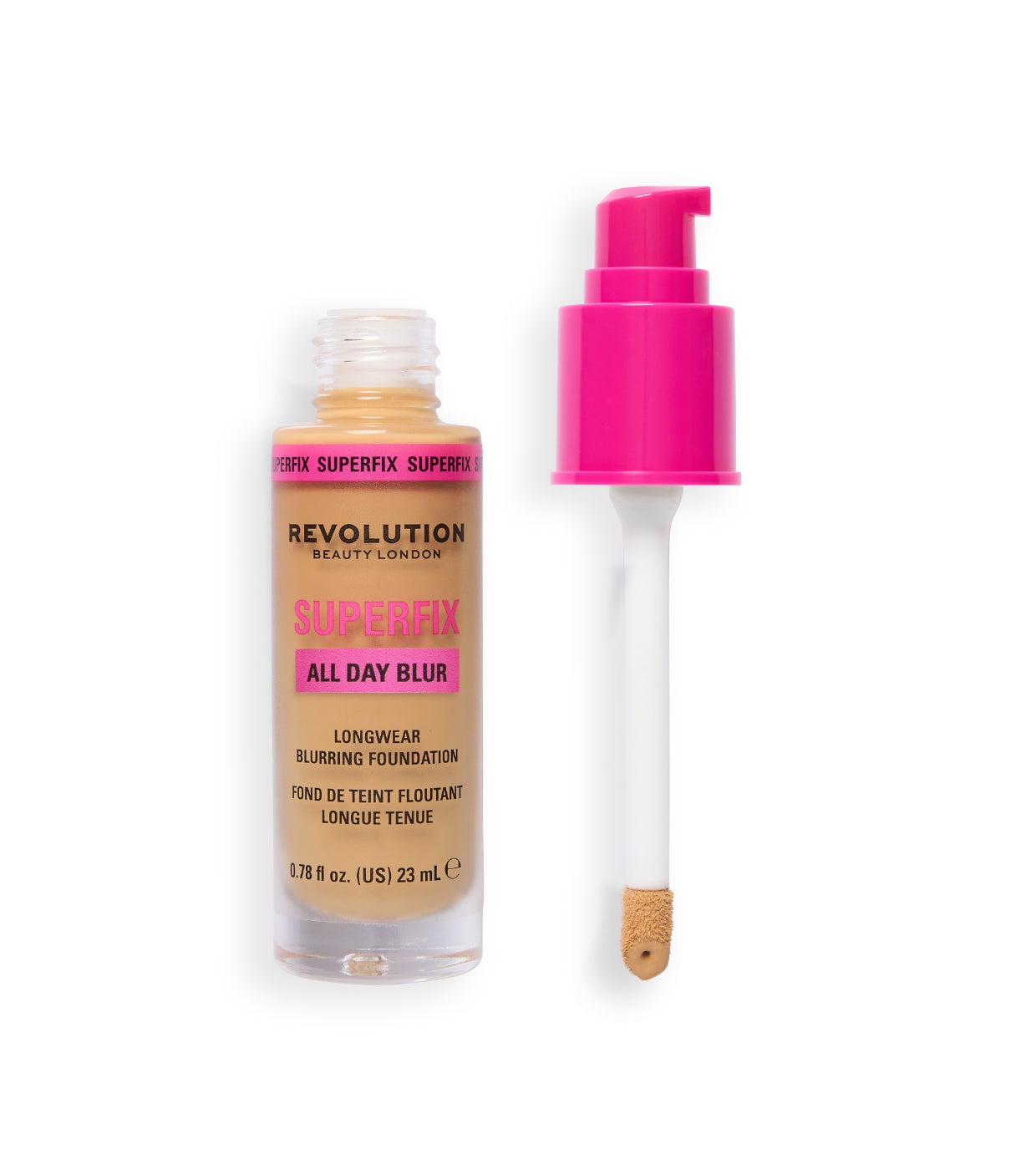 Makeup Revolution - Base de maquillaje Superfix 16H Blur - F6.7NC