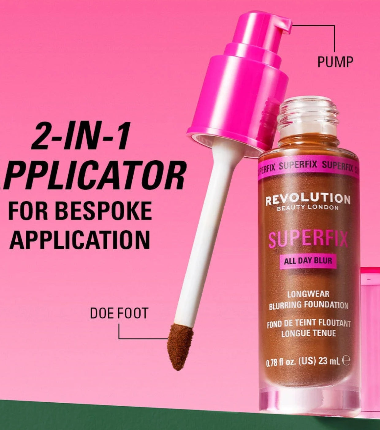 Makeup Revolution - Base de maquillaje Superfix 16H Blur - F8.2N
