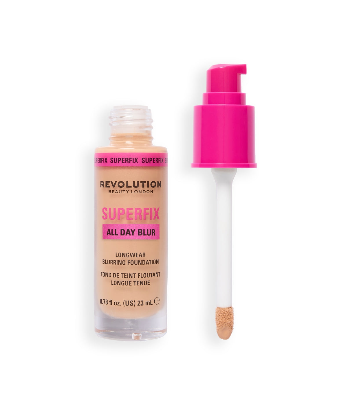 Makeup Revolution - Base de maquillaje Superfix 16H Blur - F8C