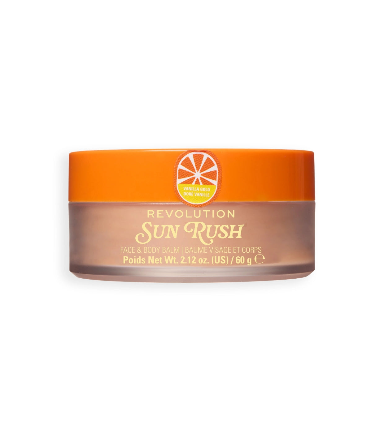 Makeup Revolution - *Club Riviera*  - Bálsamo corporal iluminador Sun Rush - Vanilla Gold