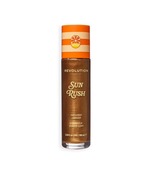 Makeup Revolution - *Club Riviera* - Iluminador Corporal Sun Rush - Bronze Caramelo