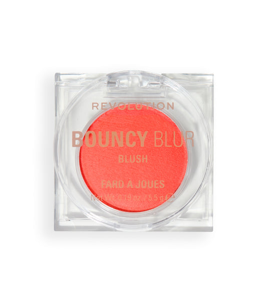 Makeup Revolution - Colorete Cream to Powder Bouncy Blur - Coral Blur Burst