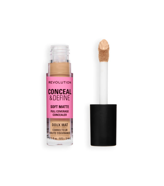 Makeup Revolution - Corrector Líquido Conceal & Define Soft Matte - C7.2NW
