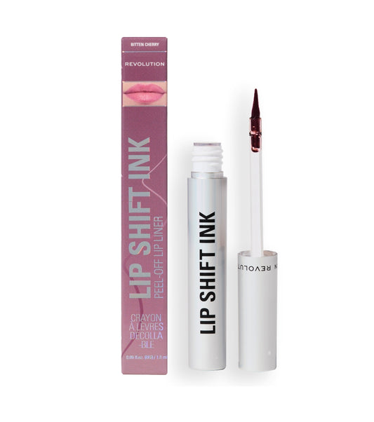 Makeup Revolution - Delineador de labios Lip Shift Ink Peel Off - Bitten Cherry