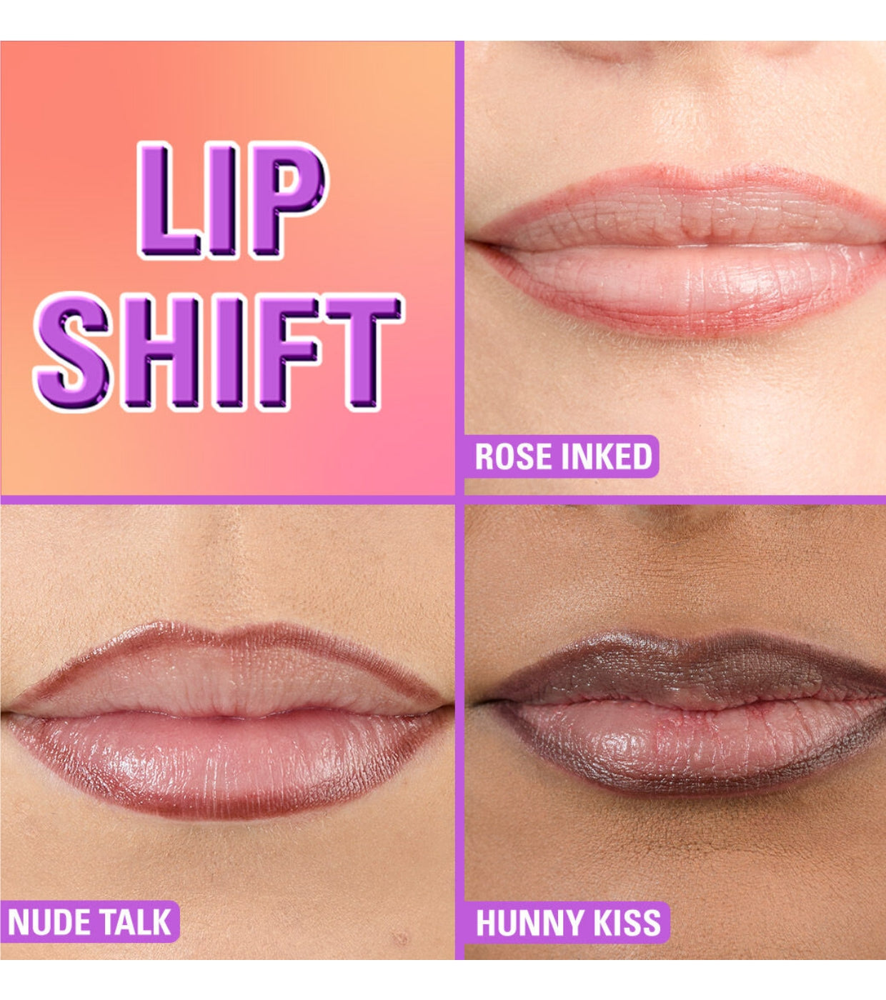 Makeup Revolution - Delineador de labios Lip Shift Ink Peel Off - Rose Inked