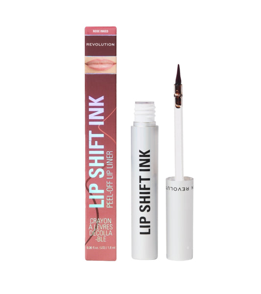 Makeup Revolution - Delineador de labios Lip Shift Ink Peel Off - Rose Inked