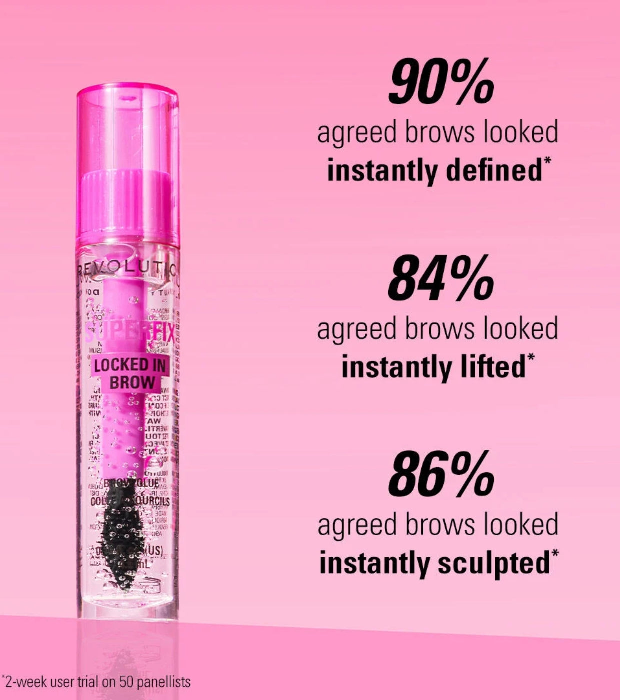 Makeup Revolution - Fixador de sobrancelhas Superfix Locked in Brow