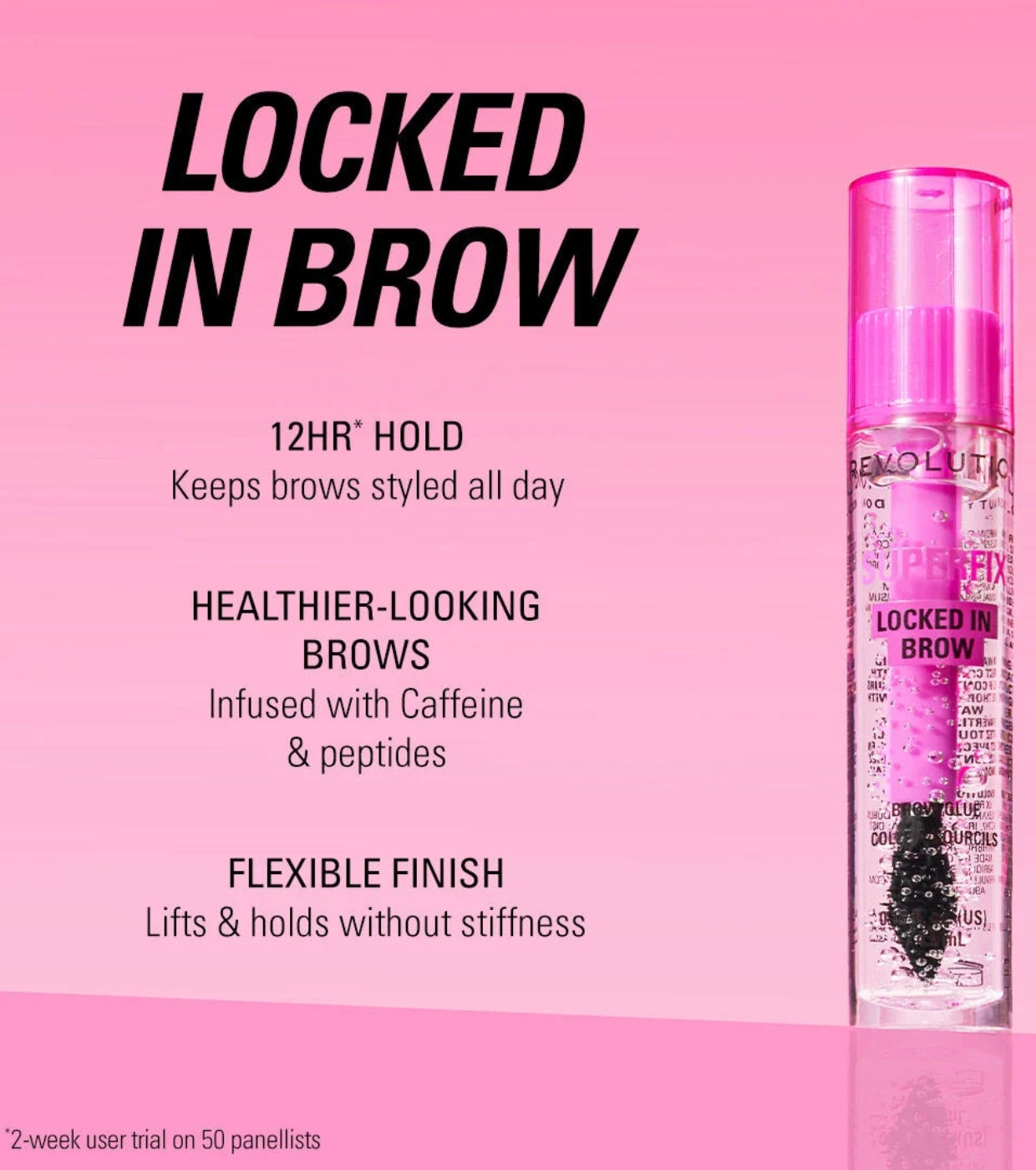 Makeup Revolution - Fixador de sobrancelhas Superfix Locked in Brow