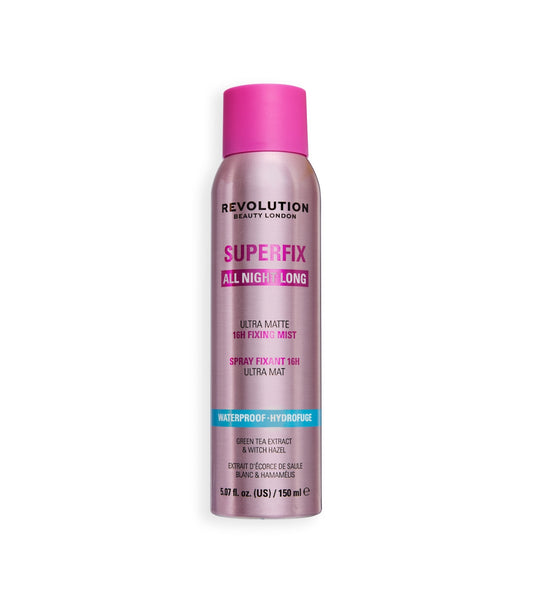 Makeup Revolution - Fijador de maquillaje en spray Superfix All Night Long Waterproof