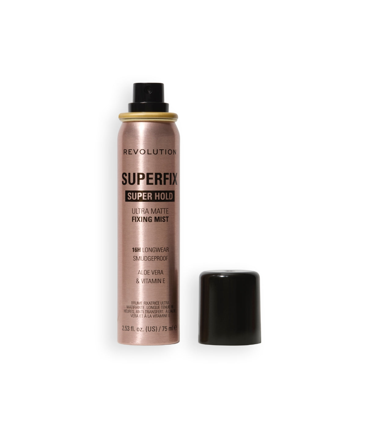 Makeup Revolution - Fijador del maquillaje en spray Superfix Super Hold Ultra Matte - 75ml