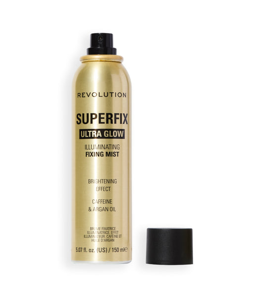 Makeup Revolution - Fijador del maquillaje en Spray Superfix Ultra Glow