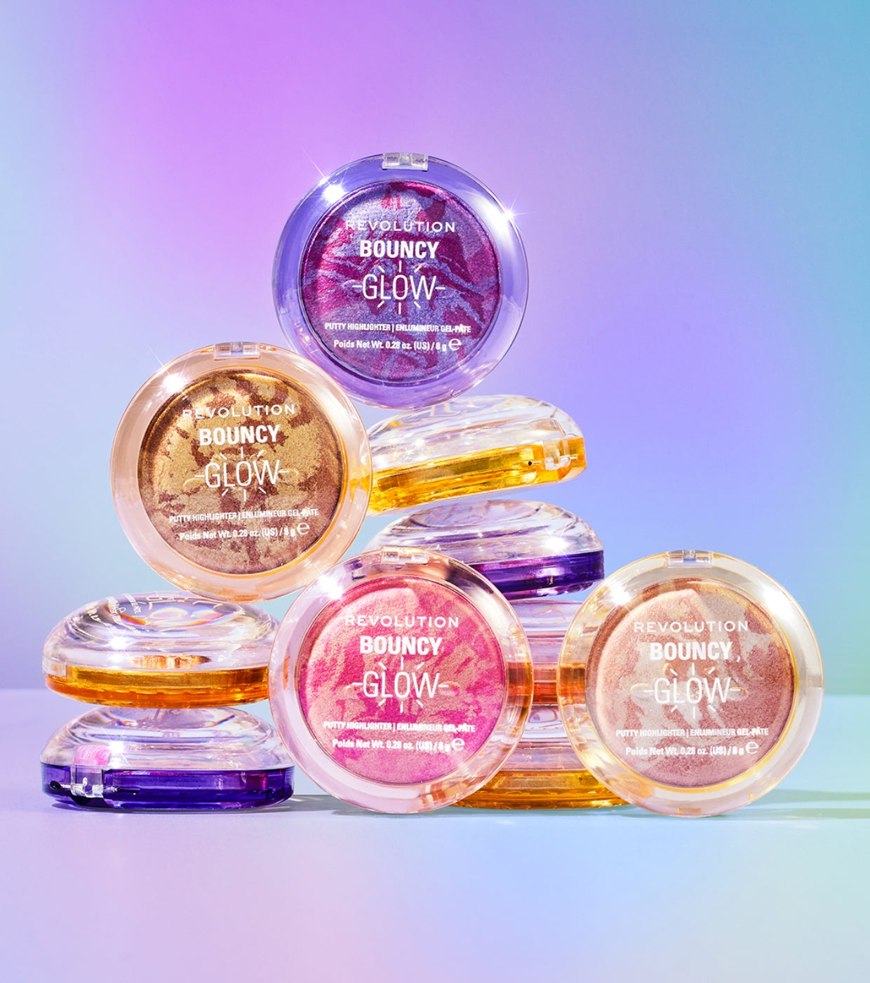 Makeup Revolution - Iluminador Bouncy Glow - Twilight
