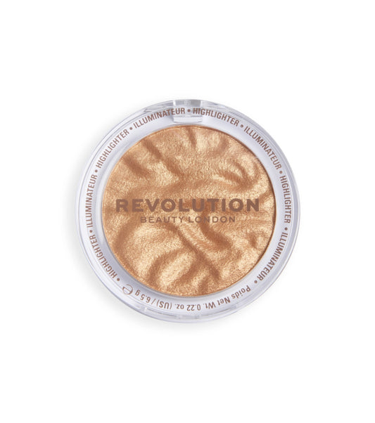 Makeup Revolution - Iluminador en polvo Reloaded - Bronze Boldness