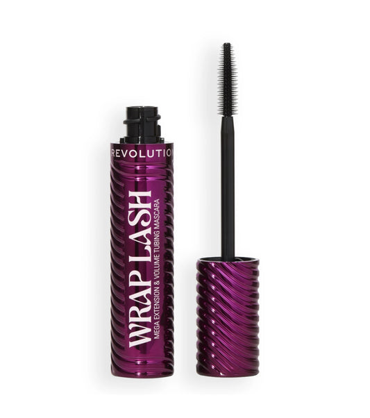 Makeup Revolution - Máscara de pestañas Wrap Lash - Burgundy