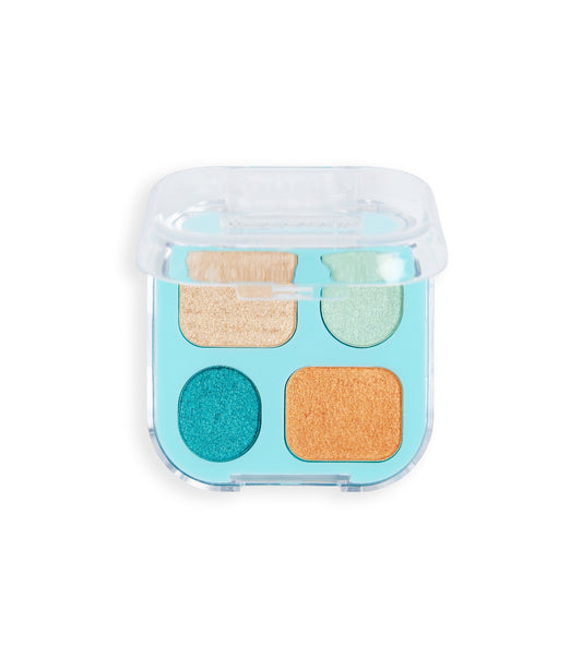 Makeup Revolution - Mini paleta de sombras Bouncy Pop - Aqua Splash