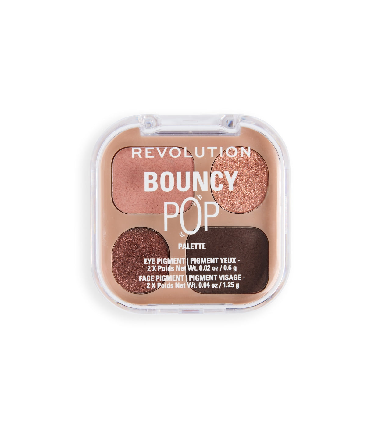 Makeup Revolution - Mini paleta de sombras Bouncy Pop - Ember