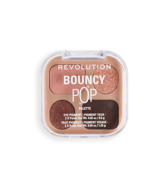 Makeup Revolution - Mini paleta de sombras Bouncy Pop - Ember