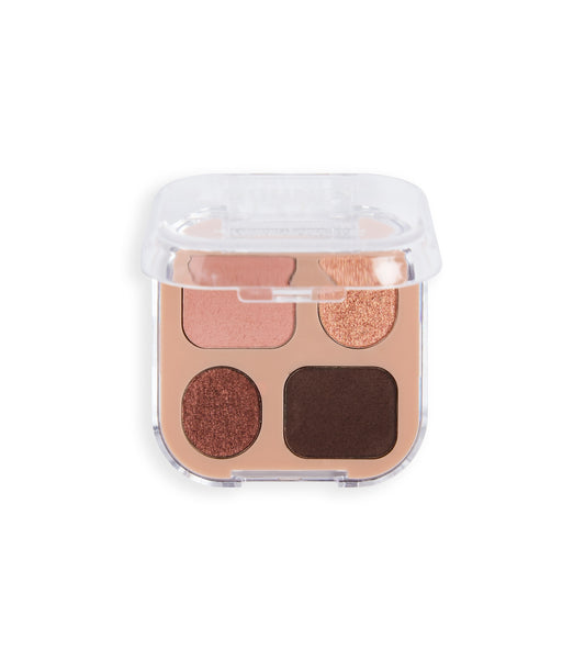 Makeup Revolution - Mini paleta de sombras Bouncy Pop - Ember