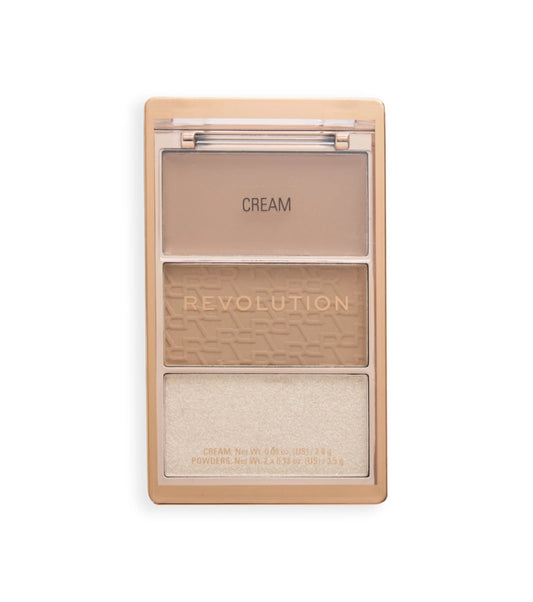 Makeup Revolution - Paleta de bronceadores Bronze Icon - Divine Fair