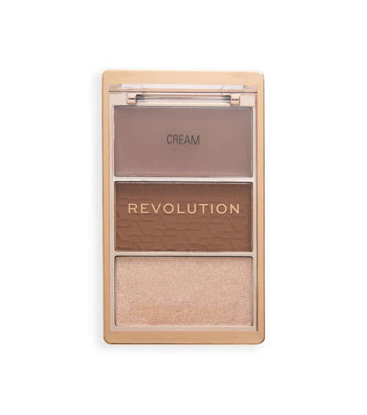 Makeup Revolution - Paleta de bronceadores Bronze Icon - Sunkissed Tan