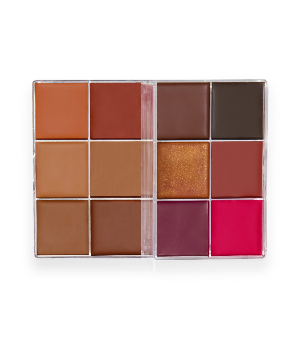 Makeup Revolution - Paleta de rostro Everything Base Face Icon Complexion - Dark