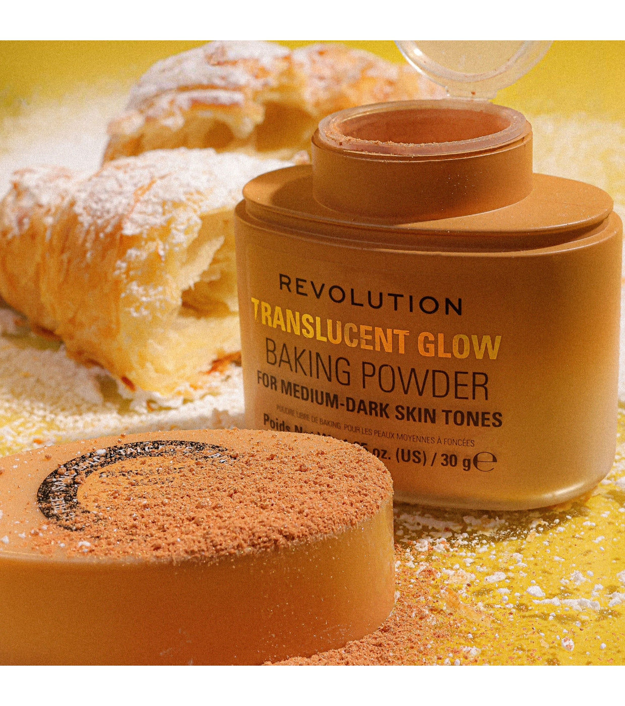 Makeup Revolution - Polvos sueltos para baking Translucent Glow - Fair to Light