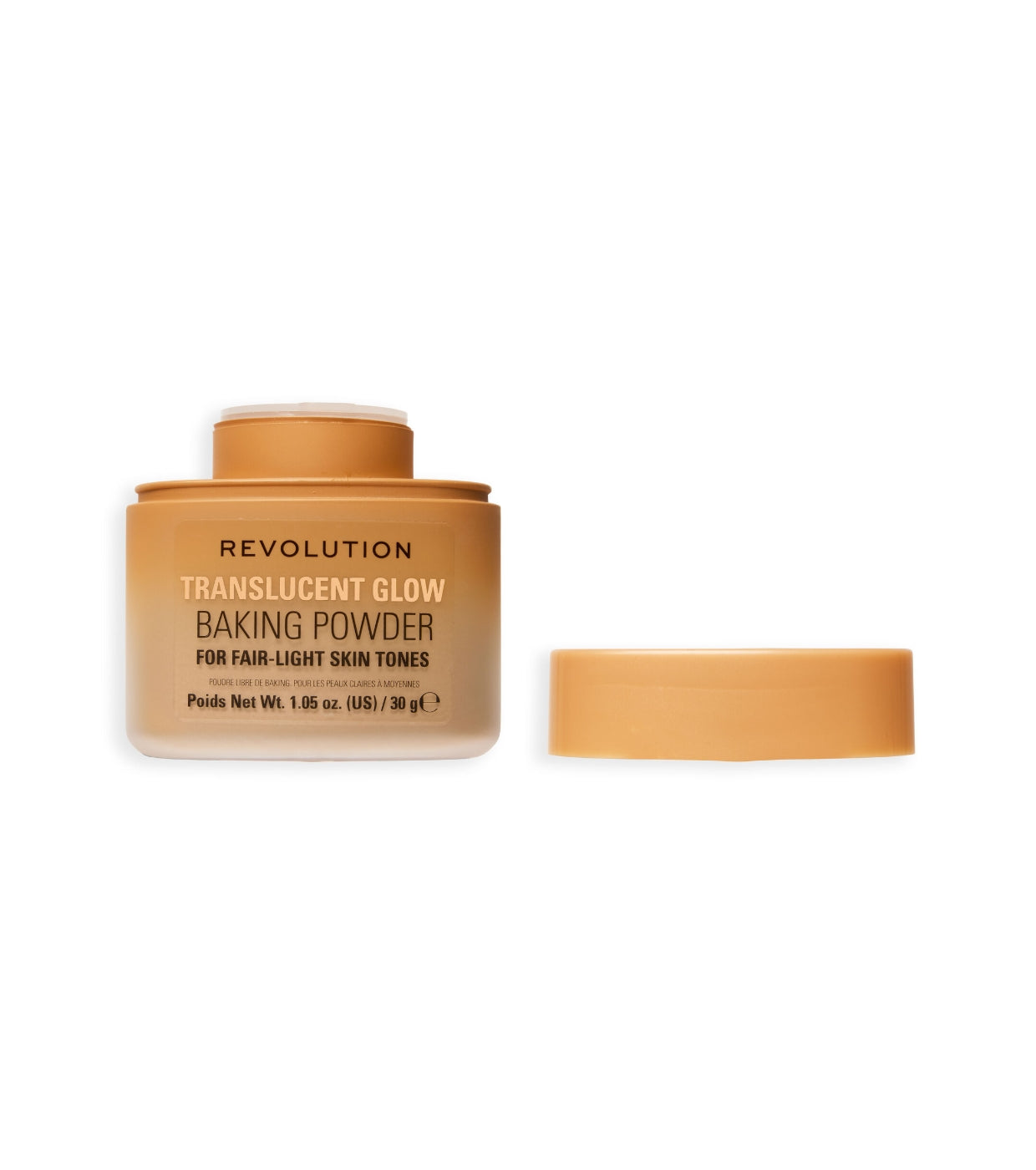 Makeup Revolution - Polvos sueltos para baking Translucent Glow - Fair to Light