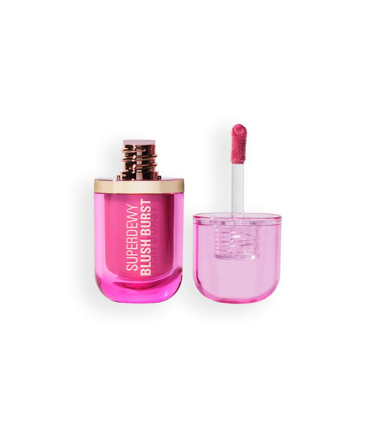 Makeup Revolution - *Super Dewy* - Colorete líquido Blush burst - Bubblegum Burst Pink