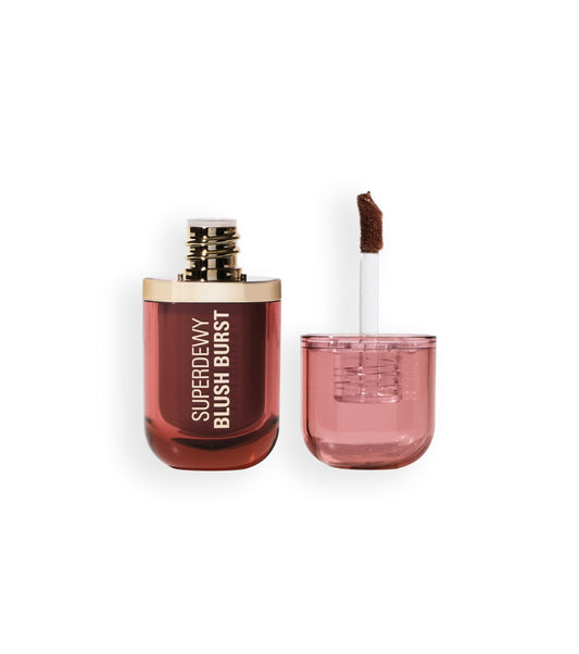 Makeup Revolution - *Super Dewy* - Colorete líquido Blush burst - Caramel Cooler Bronze