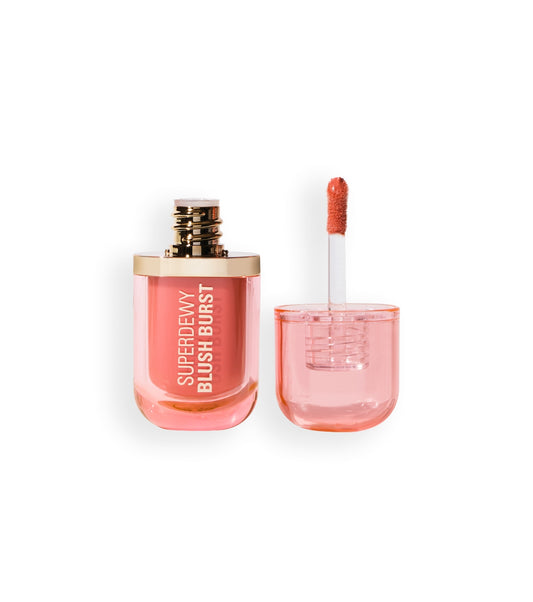 Makeup Revolution - *Super Dewy* - Colorete líquido Blush burst - Peach Spritz