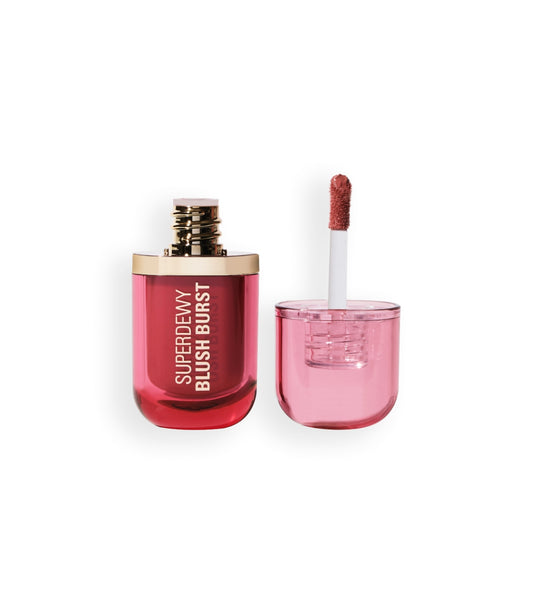 Makeup Revolution - *Super Dewy* - Colorete líquido Blush burst - Rose all day dusty pink