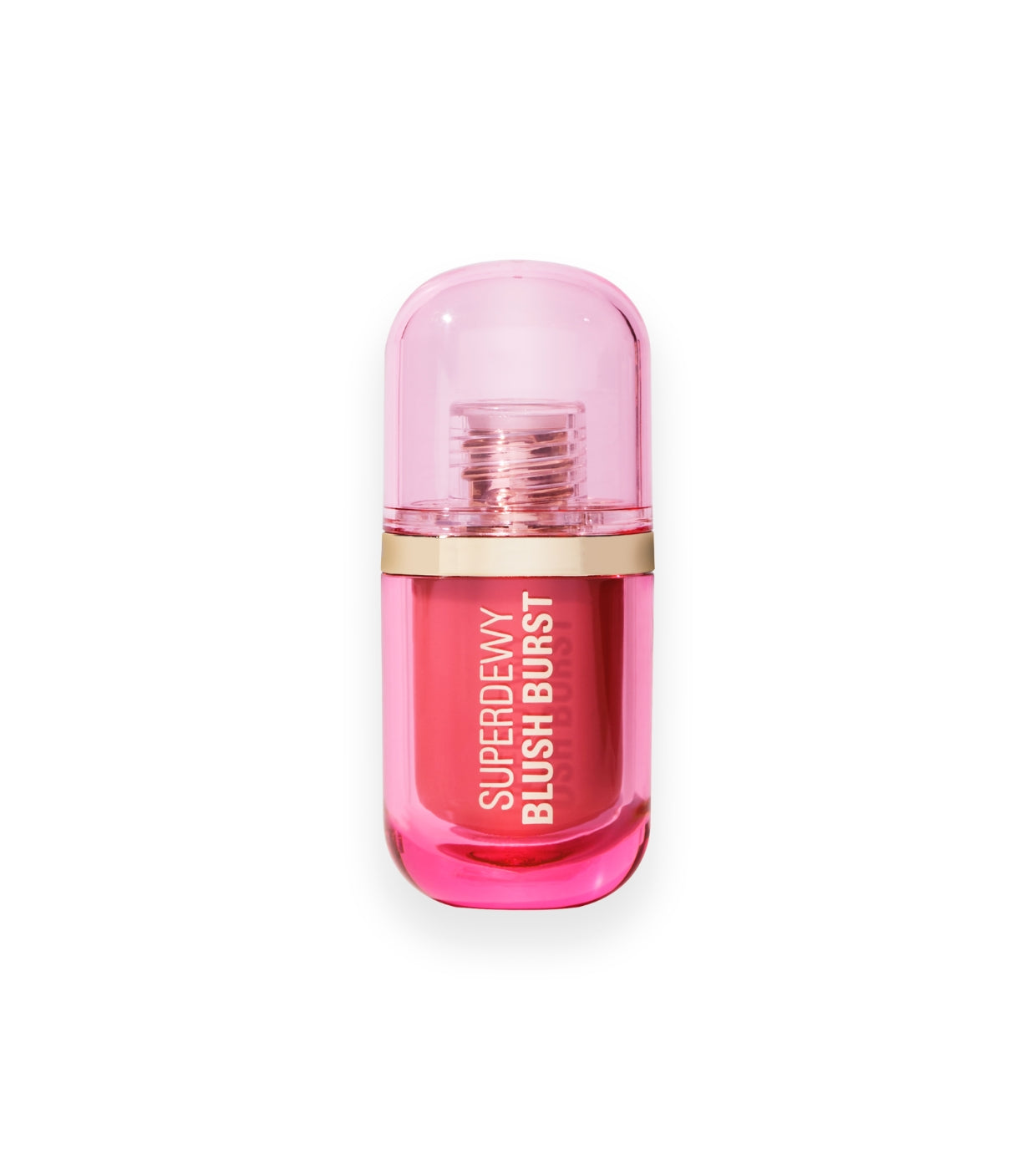 Makeup Revolution - *Super Dewy* - Colorete líquido Blush burst - Strawberry milkshake cool pink