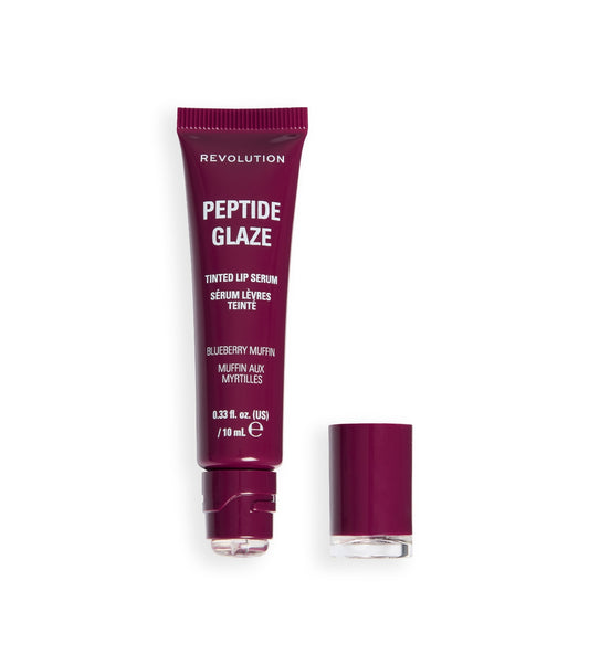 Makeup Revolution - Tinta Labial Sérum Peptide Glaze - Muffin de Mirtilo