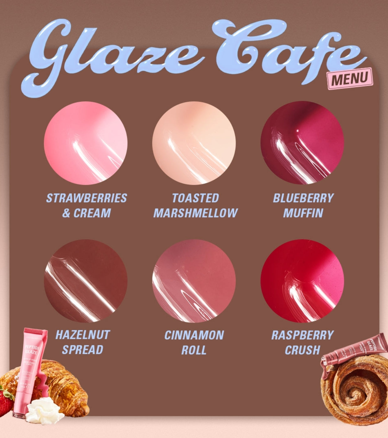 Makeup Revolution - Tinte labial con sérum Peptide Glaze - Cinnamon Roll